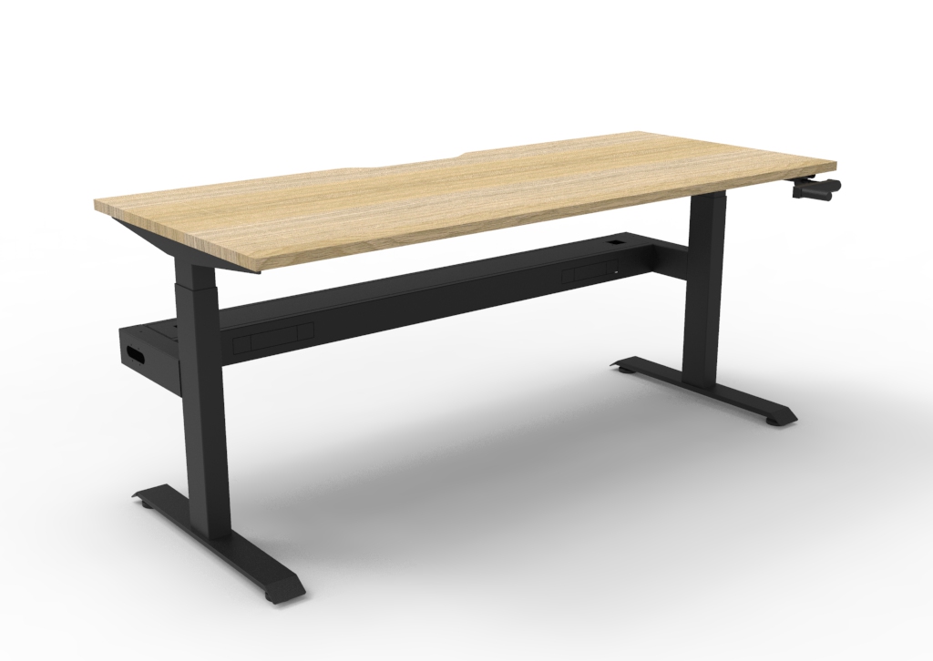 Boost Manual Sit-Stand Single Sided Workstation
